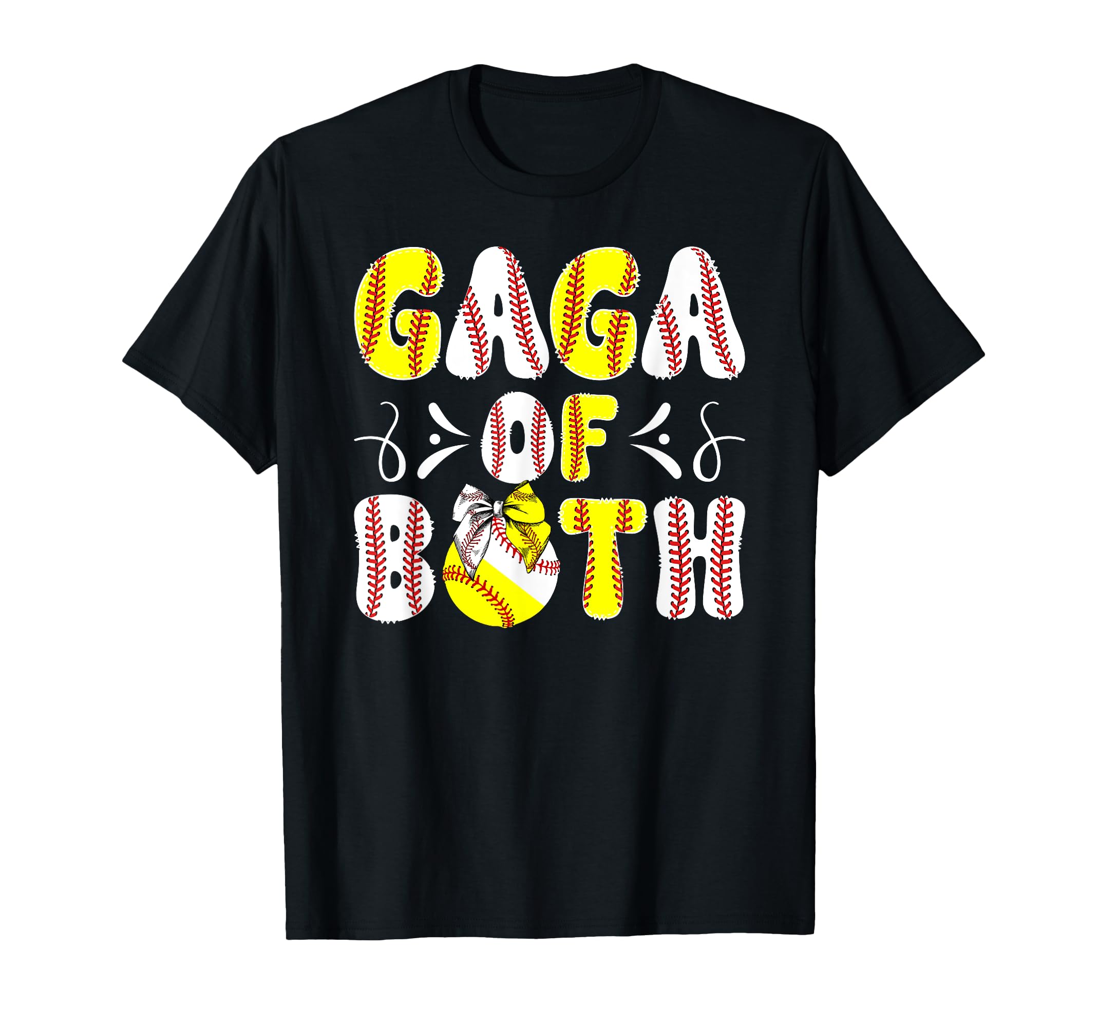 Gaga Both Proud Softball Baseball Gaga T-Shirt - Aesthetic Graphic Unisex - T-Shirt, Sweatshirt, Hoodie