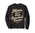 Moms Against White Baseball Pants Sweatshirt - Minimalist Print Men Women - T-Shirt, Sweatshirt, Hoodie