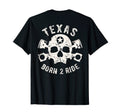 Texas Biker Distressed Back T-Shirt - Aesthetic Graphic for Adults - T-Shirt, Sweatshirt, Hoodie