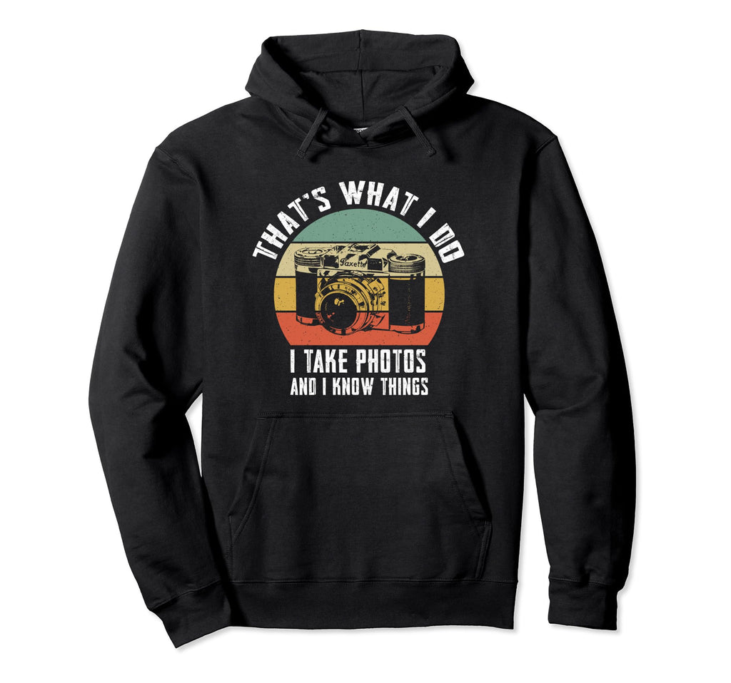Funny Photographer Gifts Camera Hoodie - Minimalist Print for Adults - T-Shirt, Sweatshirt, Hoodie