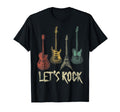 Lets Rock Rock N Roll Guitar Gift T-Shirt - Trendy Graphic for Adults - T-Shirt, Sweatshirt, Hoodie