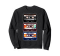 Old School Hip Hop 80S 90S Mixtape Sweatshirt - Unique Graphic Men Women - T-Shirt, Sweatshirt, Hoodie