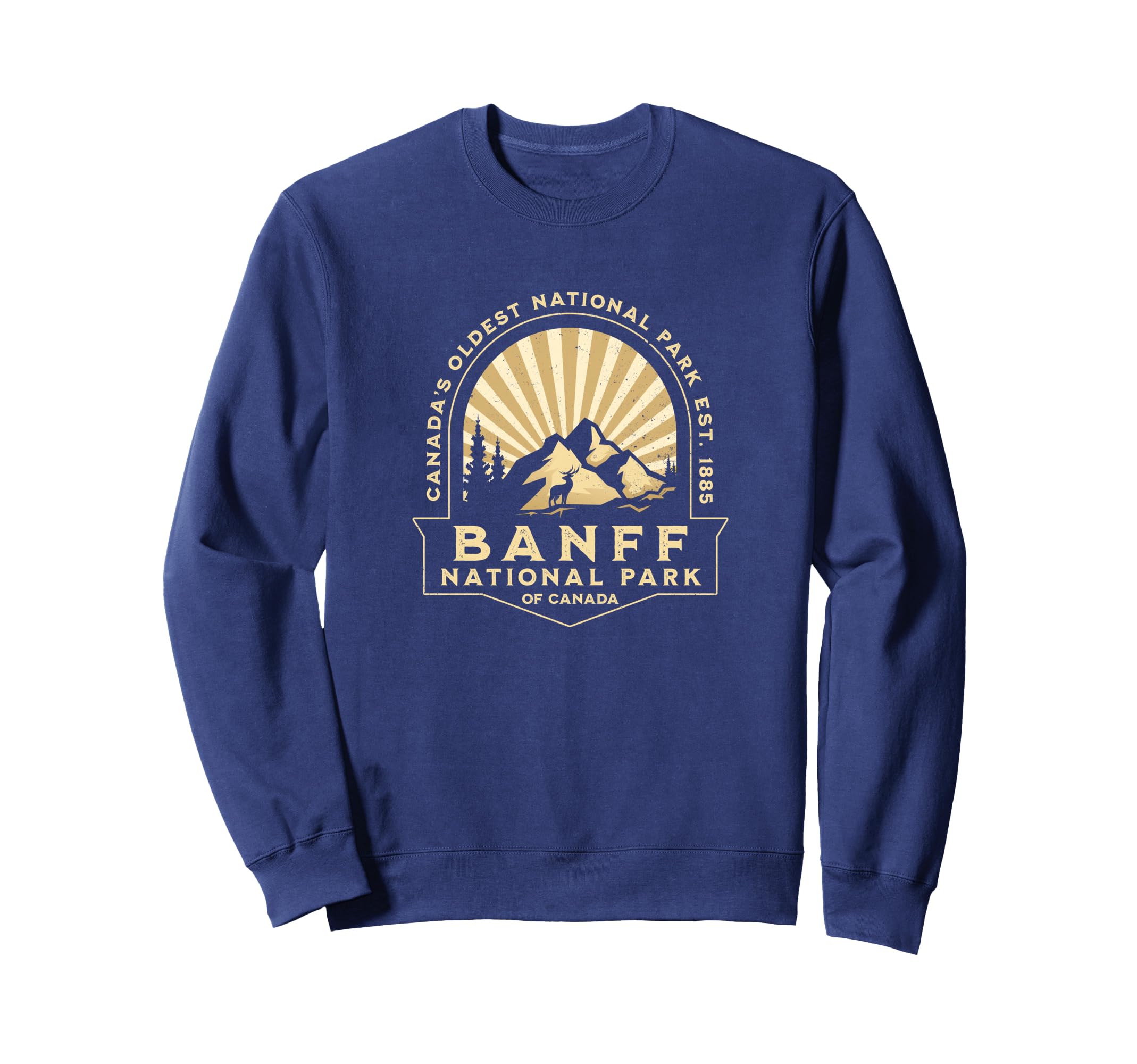 Banff National Park Canada Sweatshirt - Minimalist Print for Adults - T-Shirt, Sweatshirt, Hoodie