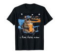 Cat Drink Iced Coffee Baseball T-Shirt - Fun Novelty Design Men Women - T-Shirt, Sweatshirt, Hoodie