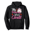 My Princess Wears Cleats Baseball Mom Hoodie - Streetwear Style for Adults - T-Shirt, Sweatshirt, Hoodie