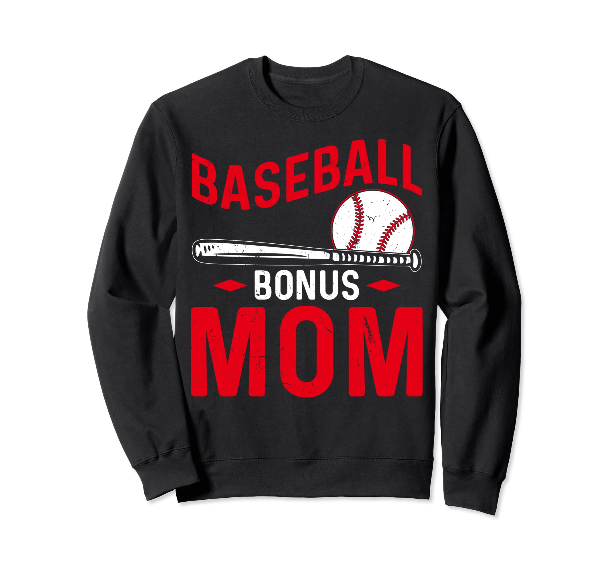Ball Mom Funny Baseball Mother Sweatshirt - Fun Novelty Design for Adults - T-Shirt, Sweatshirt, Hoodie