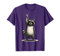 Raccoon Hand Rock Rocker Rock Music T-Shirt - Custom Art Print for Adults - T-Shirt, Sweatshirt, Hoodie