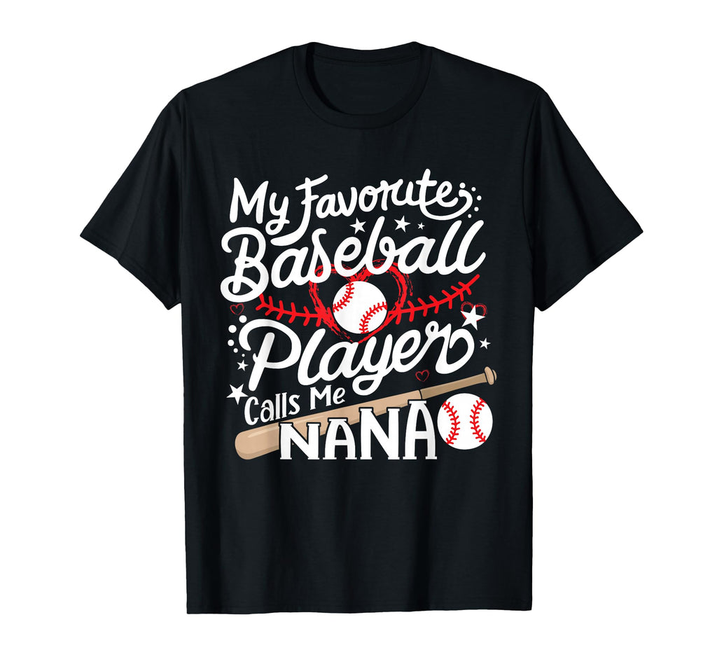 My Favorite Baseball Player Calls T-Shirt - Casual Everyday Wear Men Women - T-Shirt, Sweatshirt, Hoodie