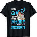 Gamer Anime Ramen Merch Video Games Gifts - Adult & Kids T-Shirts, Sweatshirts & Hoodies apparel design preview 1