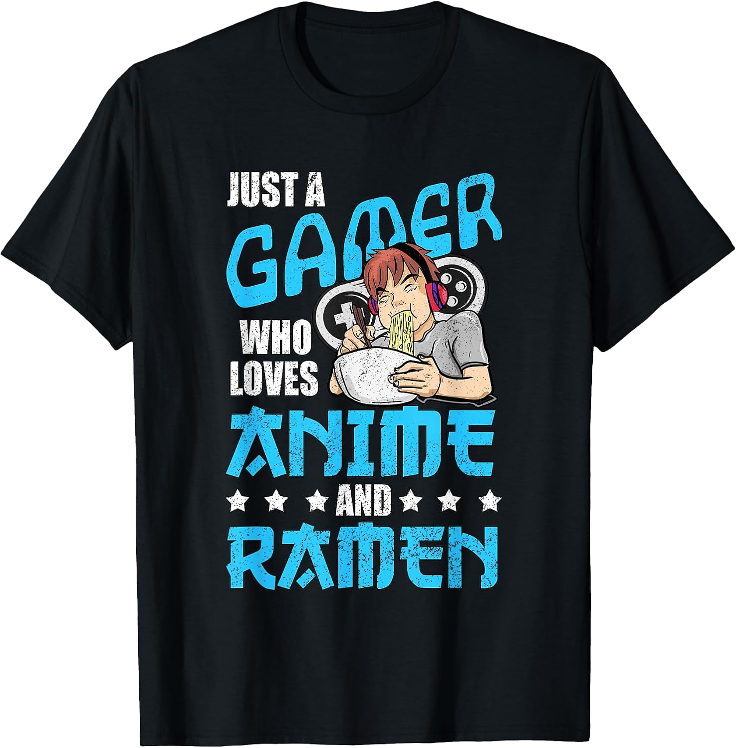 Gamer Anime Ramen Merch Video Games Gifts - Adult & Kids T-Shirts, Sweatshirts & Hoodies apparel design preview 1