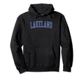 Lakeland Tn Distressed Blue Varsity Hoodie - Aesthetic Graphic for Adults - T-Shirt, Sweatshirt, Hoodie