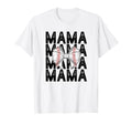 Baseball Mama Bow Tie Baseball Moms T-Shirt - Novelty Apparel for Adults - T-Shirt, Sweatshirt, Hoodie