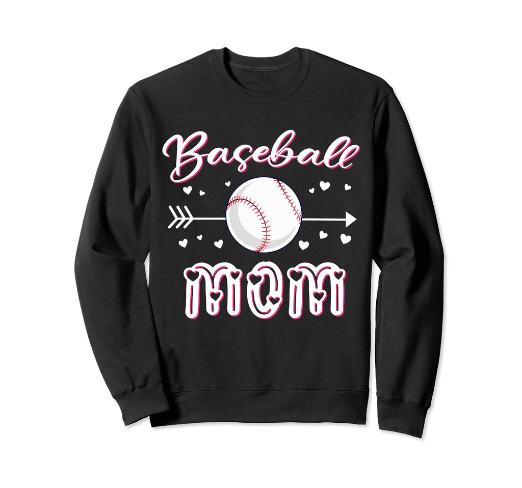 Baseball Mom Baseball Sport Lover Sweatshirt - Trendy Graphic for Adults - T-Shirt, Sweatshirt, Hoodie