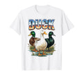 Duck 70S 90S Duck Farm Birds Lover T-Shirt - Fun Novelty Design Men Women - T-Shirt, Sweatshirt, Hoodie