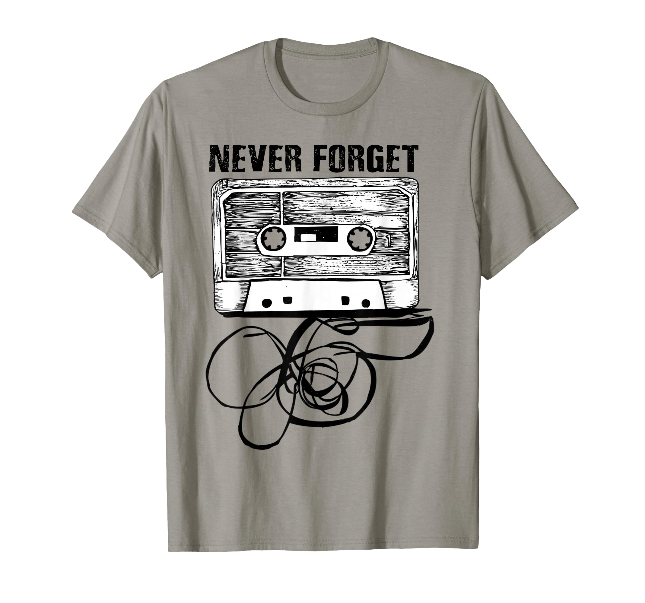 Cassette Tape Music 70 S 80 S 90 S T-Shirt - Minimalist Print for Adults - T-Shirt, Sweatshirt, Hoodie