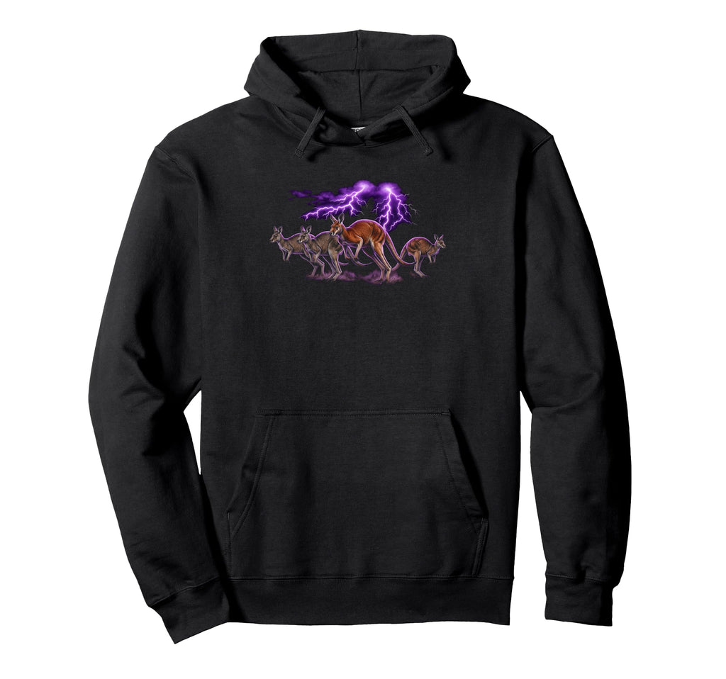 Kangaroo 90S Funny Kangaroo 80S Hoodie - Fun Novelty Design Unisex - T-Shirt, Sweatshirt, Hoodie