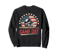 Funny Baseball Dad Usa Flag Sweatshirt - Unique Graphic for Adults - T-Shirt, Sweatshirt, Hoodie