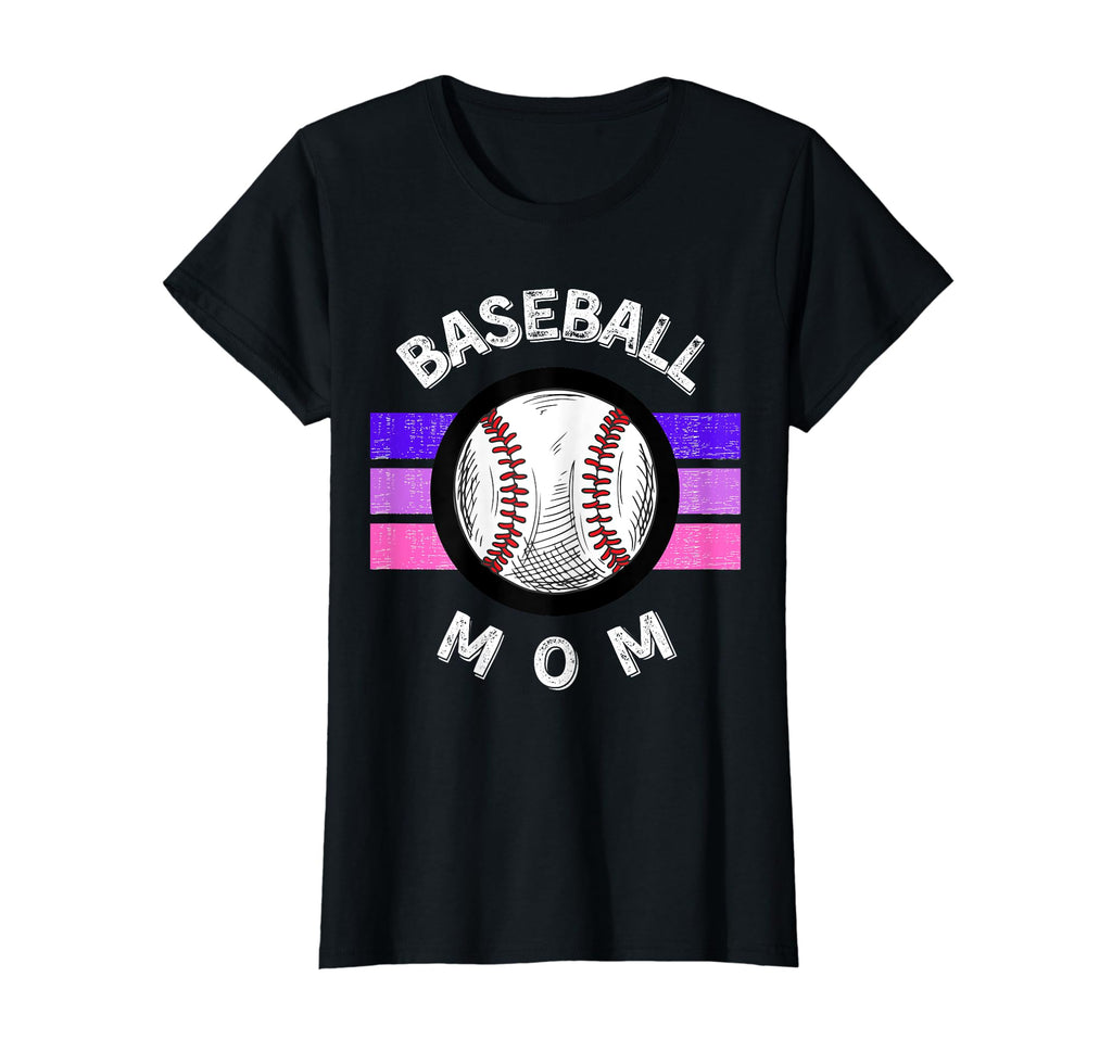 Baseball Mom Mothers Day Sports Mom T-Shirt - Custom Art Print Unisex - T-Shirt, Sweatshirt, Hoodie