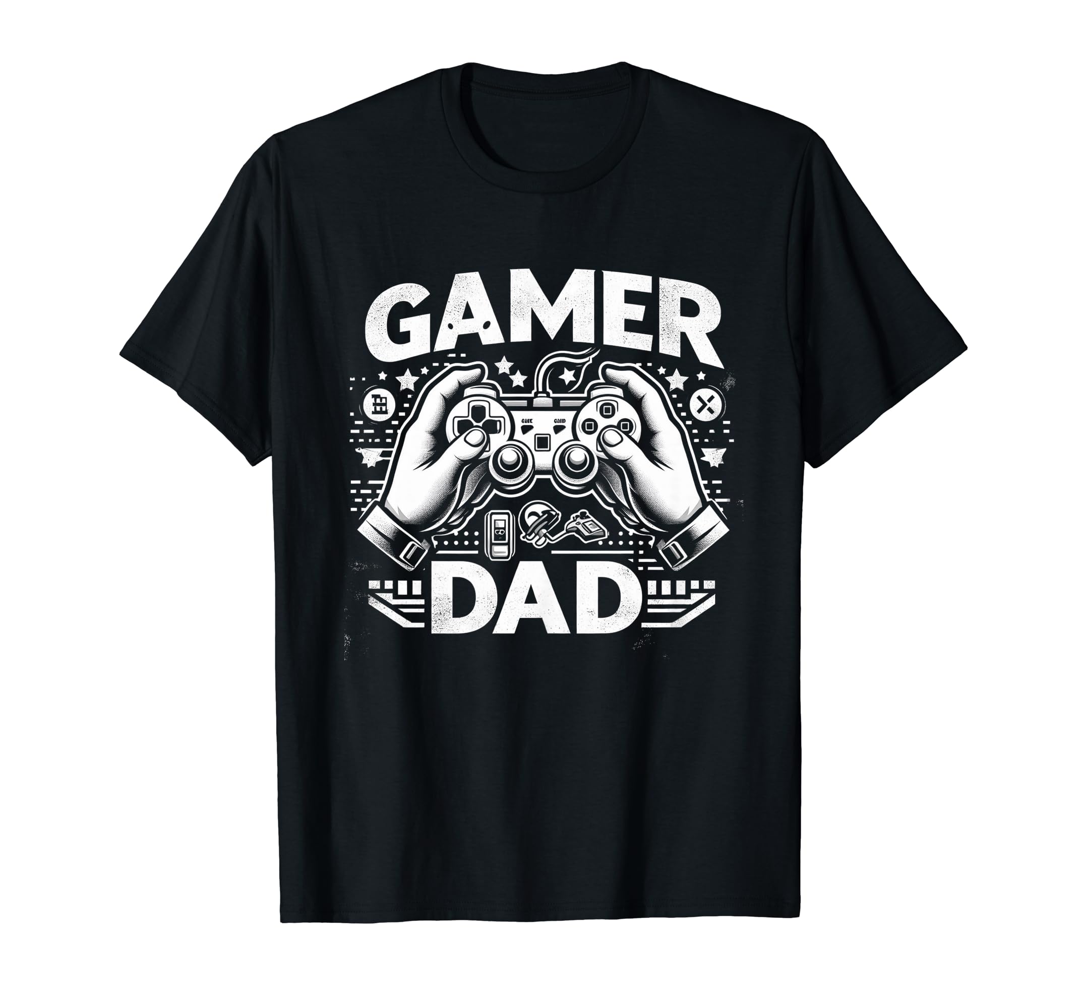 Gamer Dad Game Controller Gaming Video T-Shirt - Trendy Graphic Unisex - T-Shirt, Sweatshirt, Hoodie