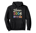2004 Birthday Funny Old Cassette Tape Hoodie - Minimalist Print for Adults - T-Shirt, Sweatshirt, Hoodie