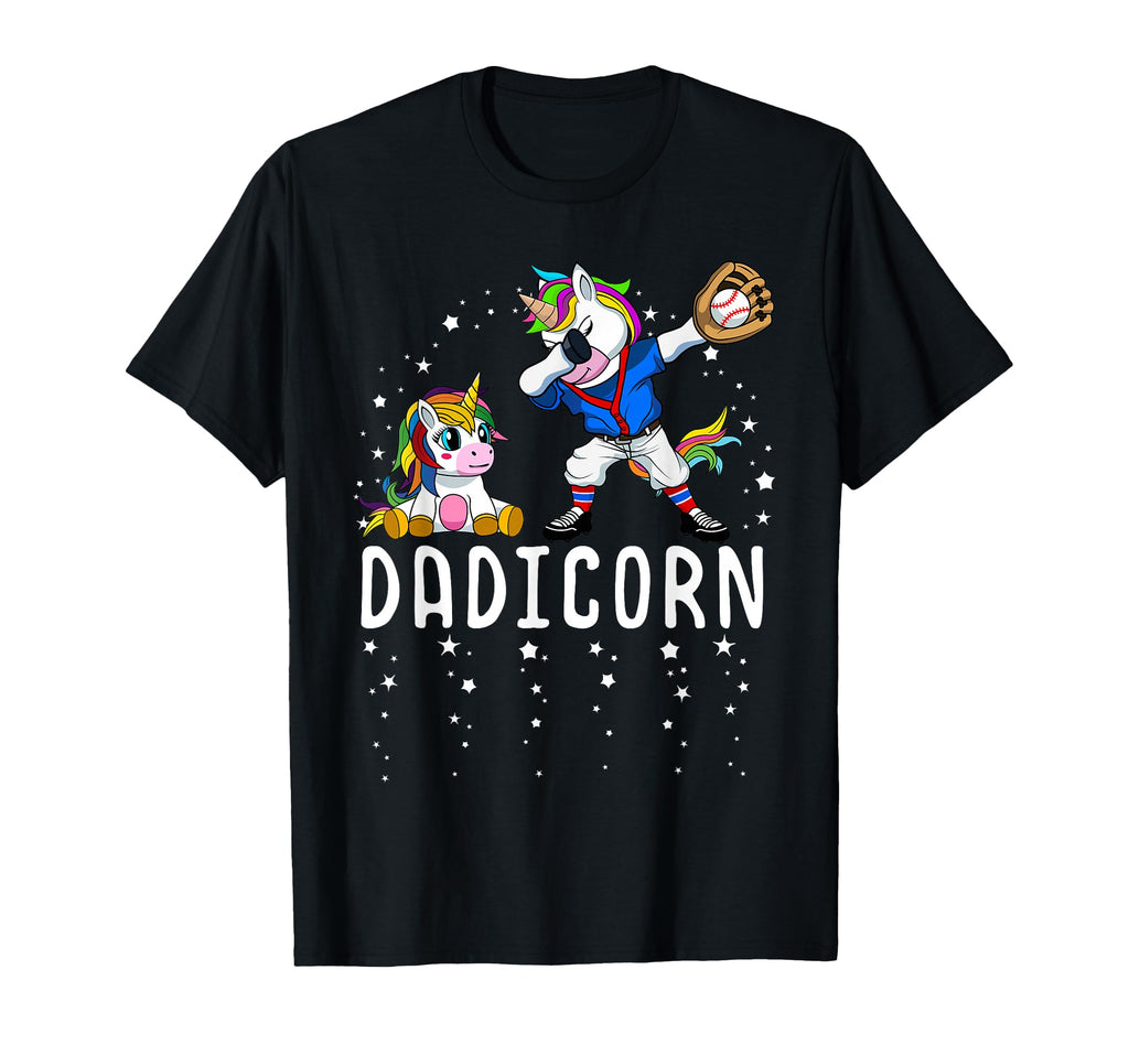 Dadicorn Unicorn Baseball Proud Dad T-Shirt - Streetwear Style for Adults - T-Shirt, Sweatshirt, Hoodie