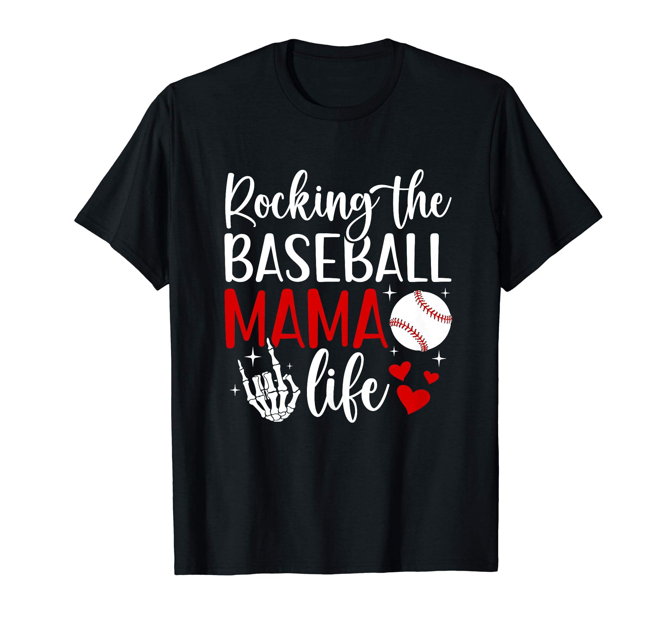 Baseball Mama Life Baseball Mom Baseball T-Shirt - Trendy Graphic Unisex - T-Shirt, Sweatshirt, Hoodie