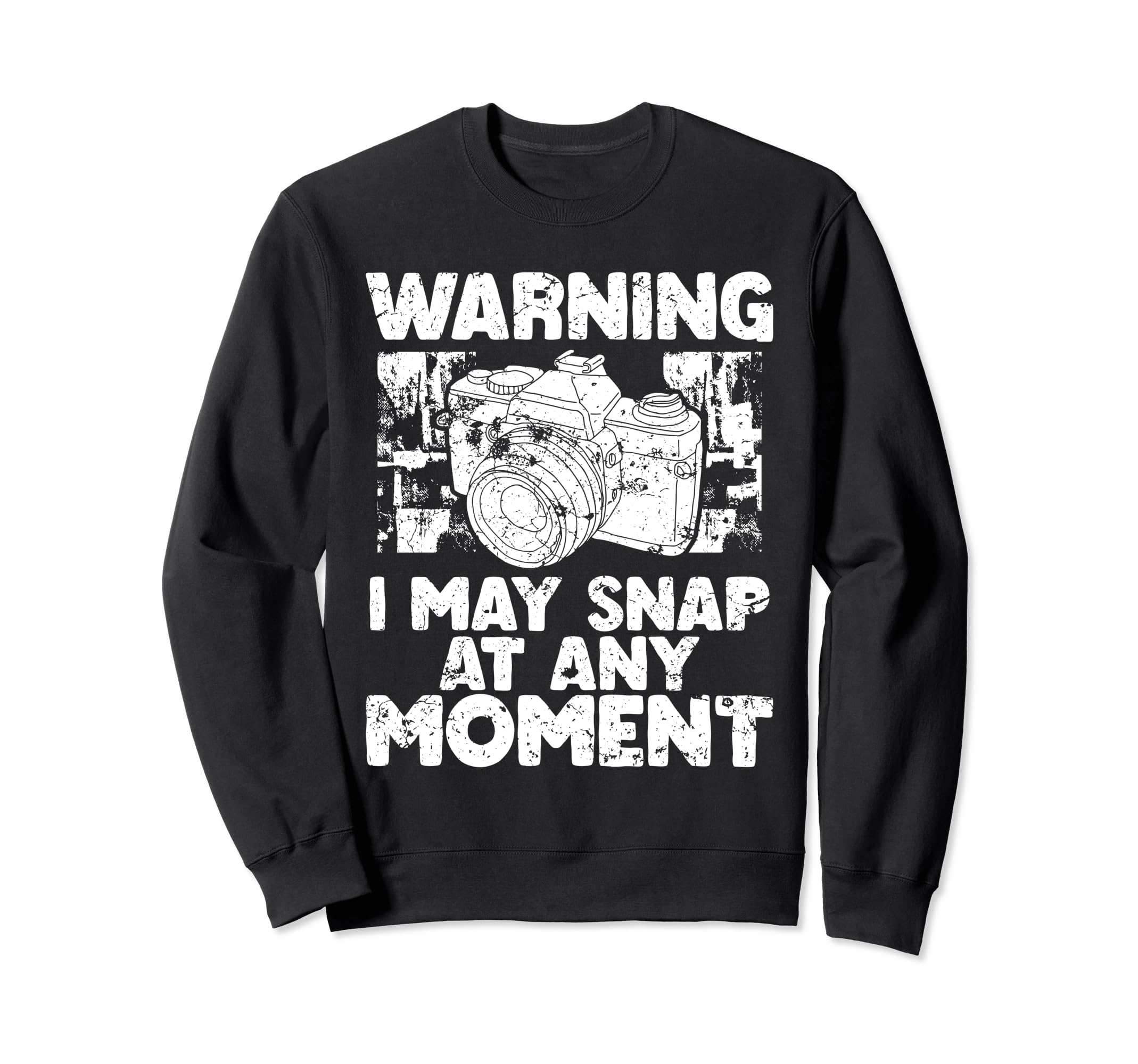 Photo Camera Photographer Flash People Sweatshirt - Graphic Print Unisex - T-Shirt, Sweatshirt, Hoodie