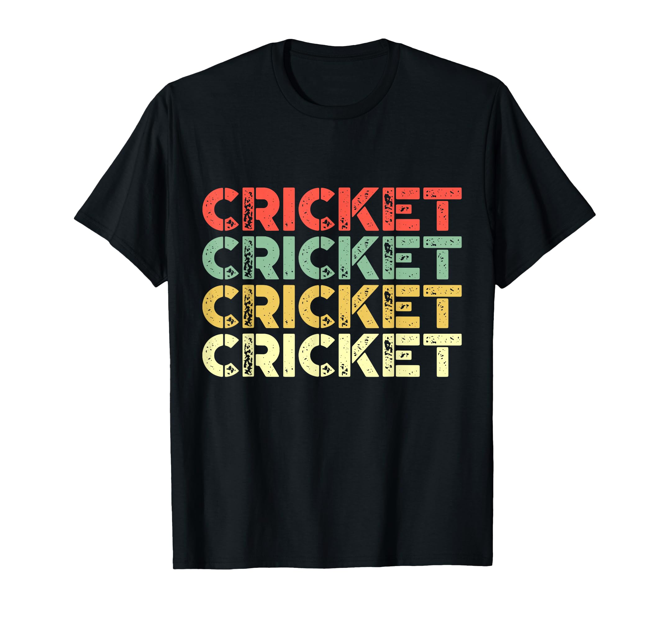 Distressed Cricket Lovers Cricket T-Shirt - Unique Graphic Men Women - T-Shirt, Sweatshirt, Hoodie