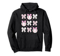Baseball Mom Bows Baseball Mama Game Day Hoodie - Unique Graphic Unisex - T-Shirt, Sweatshirt, Hoodie
