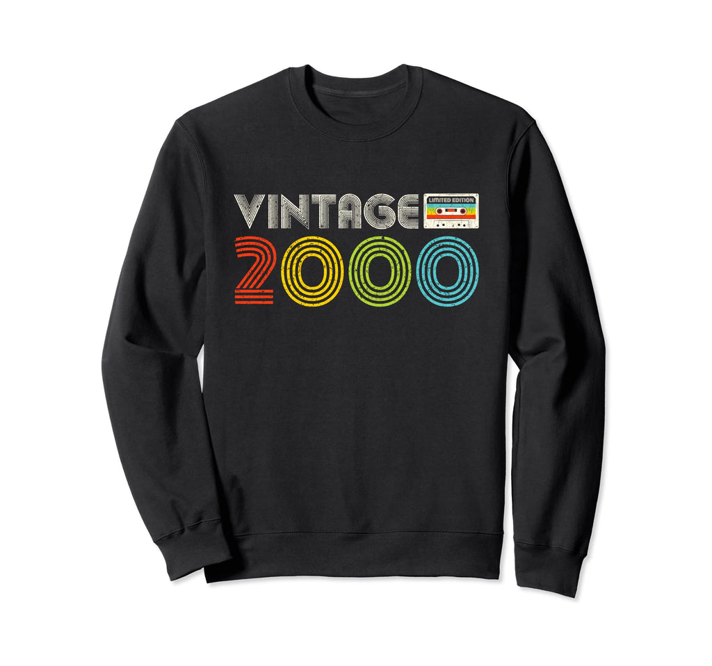 23Rd Birthday Gifts 2000 Sweatshirt - Aesthetic Graphic for Adults - T-Shirt, Sweatshirt, Hoodie