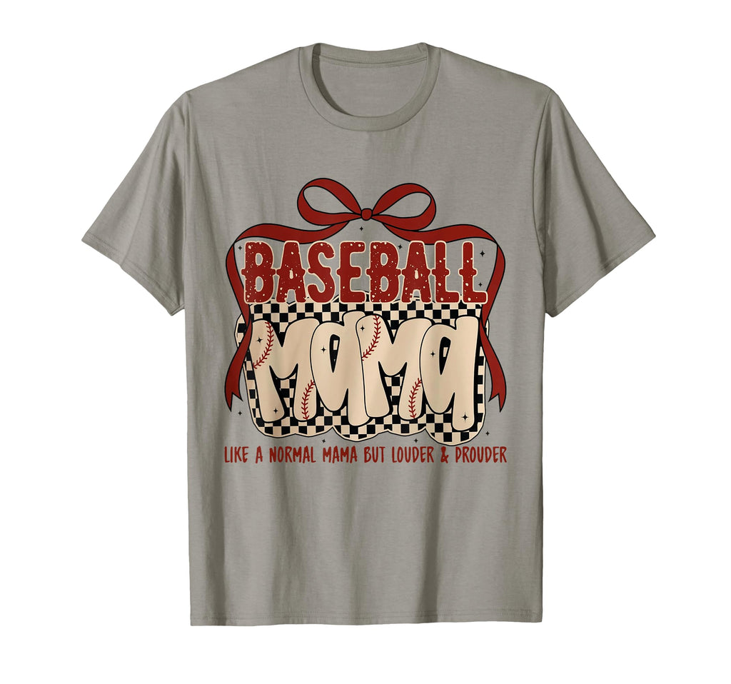 Baseball Mama Like Normal Mama Coquette T-Shirt - Unique Graphic Men Women - T-Shirt, Sweatshirt, Hoodie