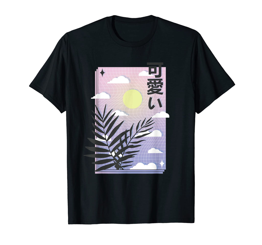 Vaporwave Japanese Aesthetic Pastel T-Shirt - Streetwear Style for Adults - T-Shirt, Sweatshirt, Hoodie