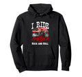 I Ride America And Rock And Roll Rock Hoodie - Novelty Apparel for Adults - T-Shirt, Sweatshirt, Hoodie