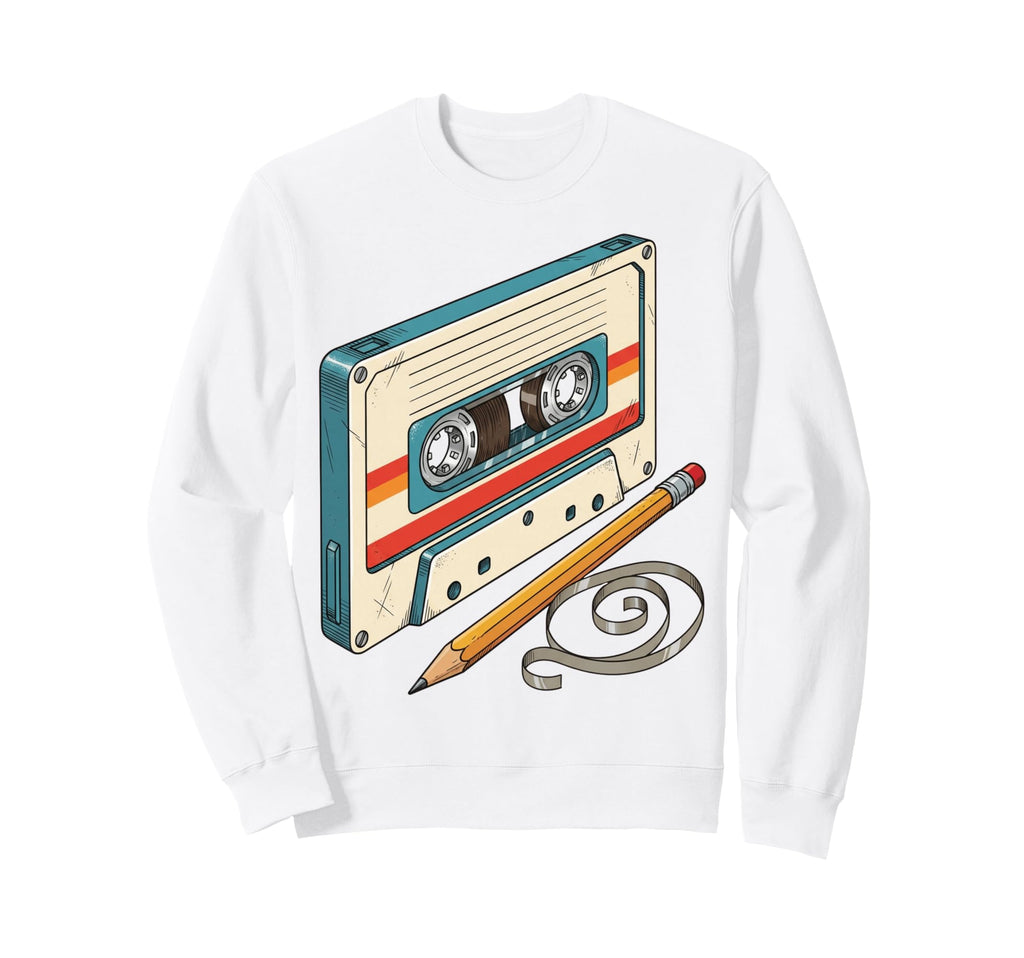 Grunge Cassettes Cassette Tapes Sweatshirt - Aesthetic Graphic for Adults - T-Shirt, Sweatshirt, Hoodie