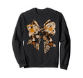 Coquette Bow Boho Floral Fall Autumn Sweatshirt - Aesthetic Graphic Unisex - T-Shirt, Sweatshirt, Hoodie