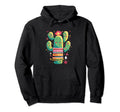 Cactus Serape Succulent Plant Cacti Hoodie - Custom Art Print for Adults - T-Shirt, Sweatshirt, Hoodie