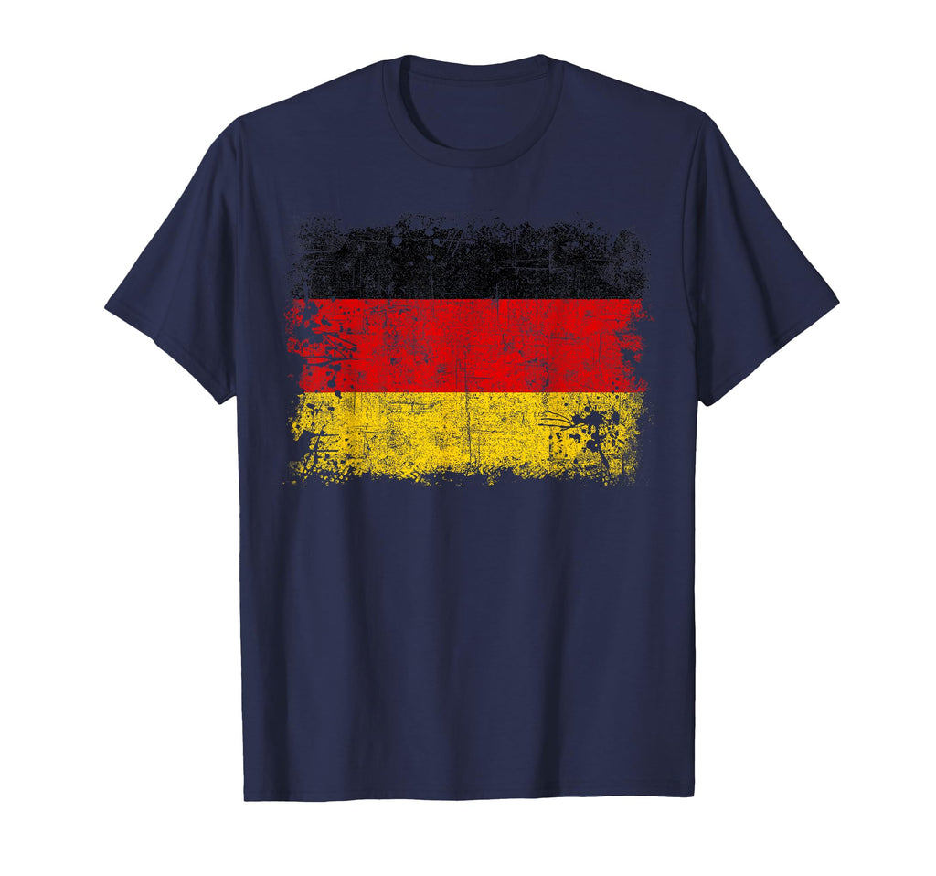 German Flag Distressed Flag Germany Grunge T-Shirt - Unique Graphic Unisex - T-Shirt, Sweatshirt, Hoodie
