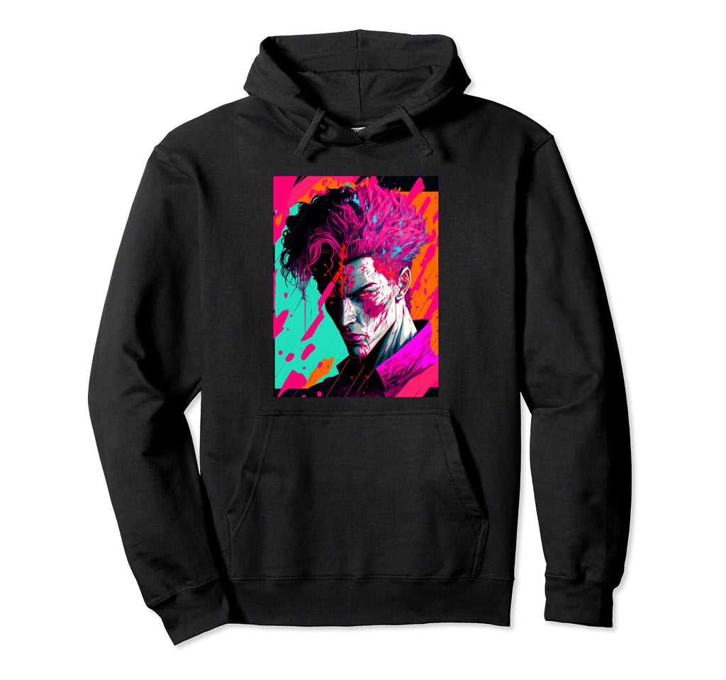 Chaotic Evil Japanese Vaporwave Hoodie - Fun Novelty Design Unisex - T-Shirt, Sweatshirt, Hoodie