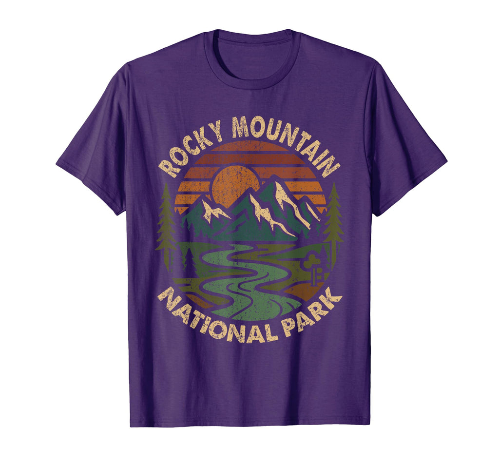 Rocky Mountain National Park Sunset T-Shirt - Novelty Apparel Unisex - T-Shirt, Sweatshirt, Hoodie