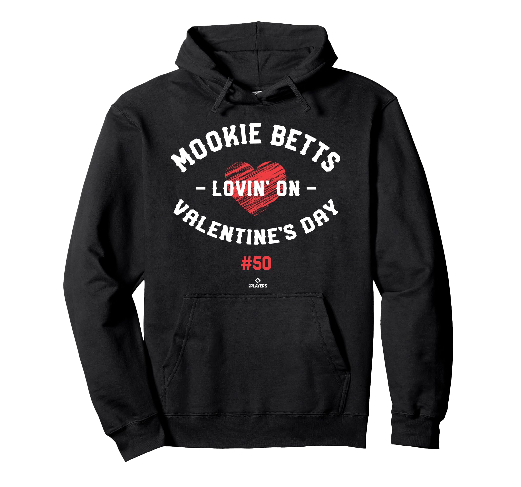 Mookie Betts Lovin Valentines Day Los Hoodie - Novelty Apparel Men Women - T-Shirt, Sweatshirt, Hoodie