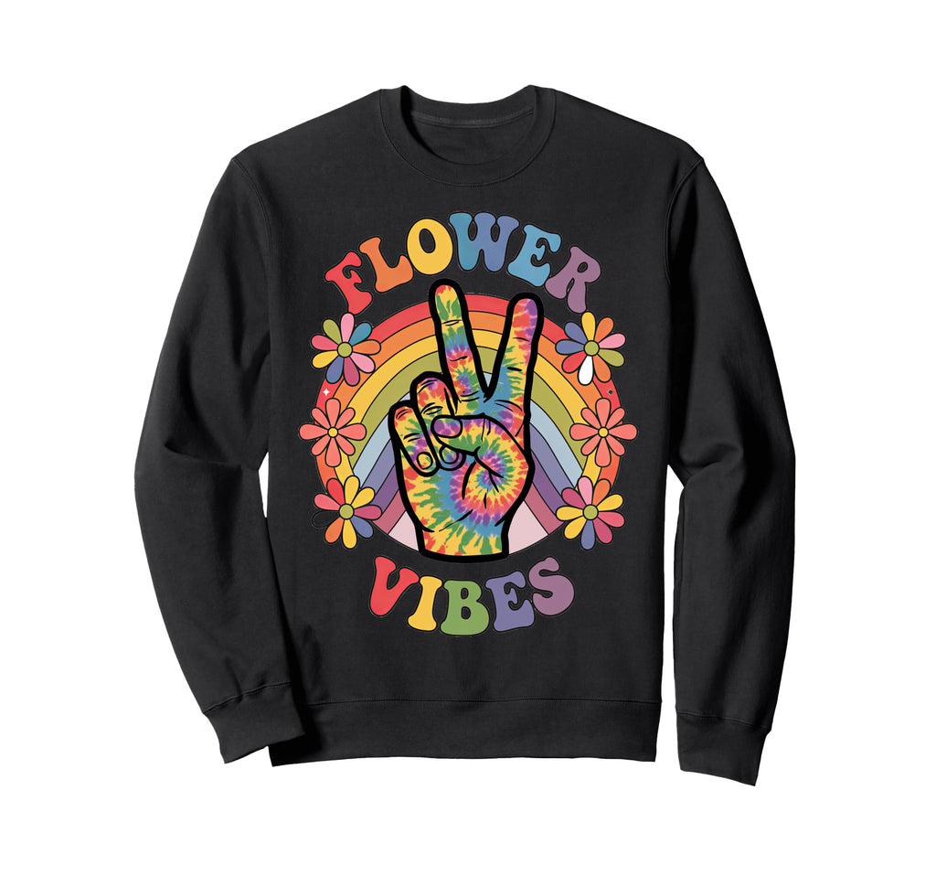 Groovy Flower Vibes Grooooovy Sweatshirt - Custom Art Print for Adults - T-Shirt, Sweatshirt, Hoodie
