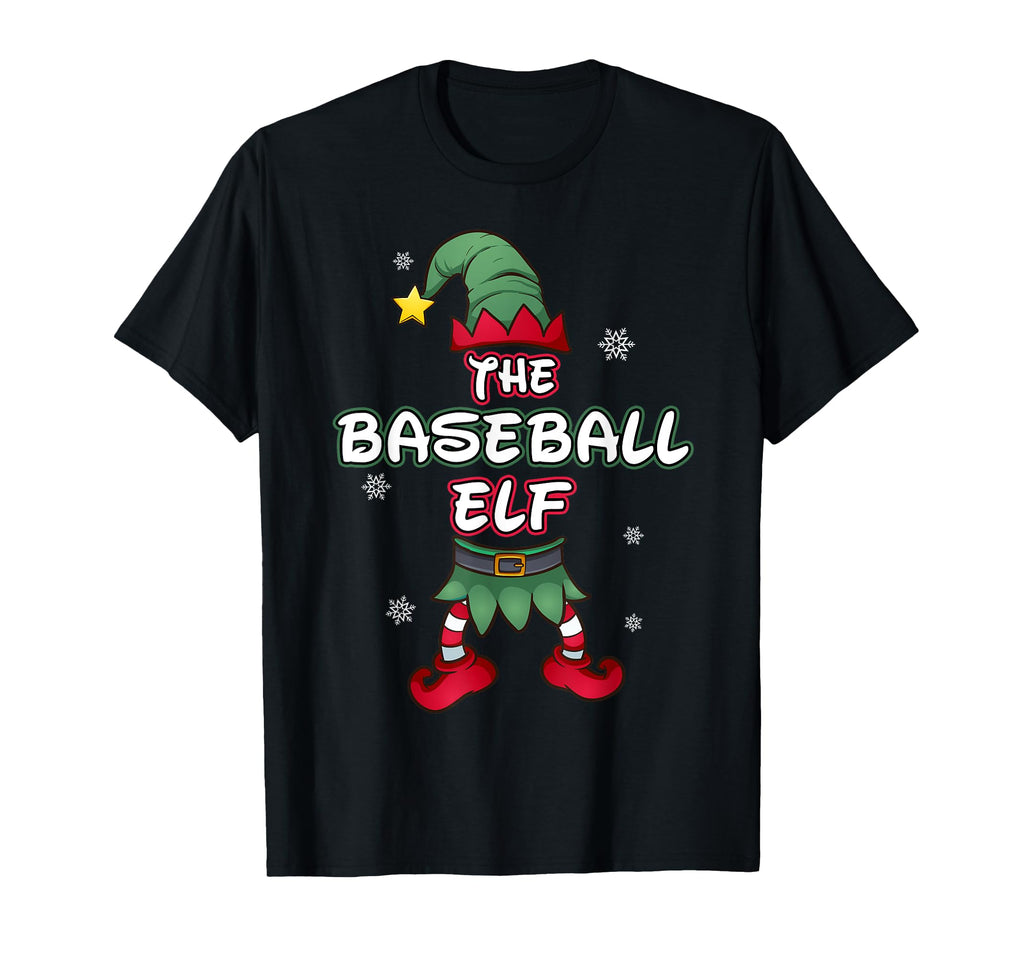 Baseball Elf Pajamas Pjs Matching T-Shirt - Aesthetic Graphic for Adults - T-Shirt, Sweatshirt, Hoodie