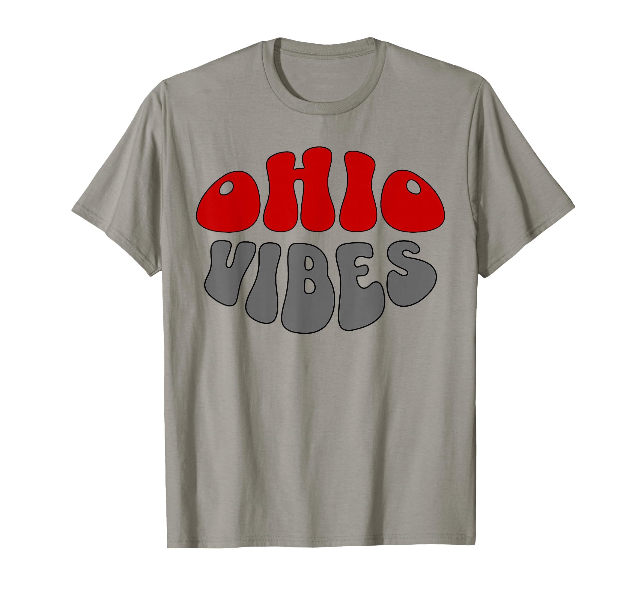 Ohio Vibes Varsity Ohio T-Shirt - Aesthetic Graphic for Adults - T-Shirt, Sweatshirt, Hoodie