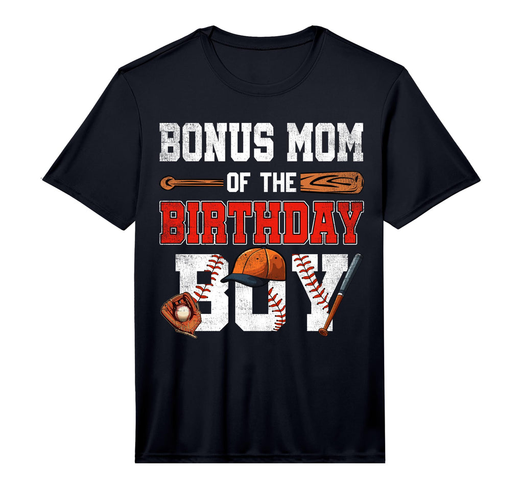 Mens Bonus Mom Birthday Baseball Bday T-Shirt - Aesthetic Graphic Unisex - T-Shirt, Sweatshirt, Hoodie