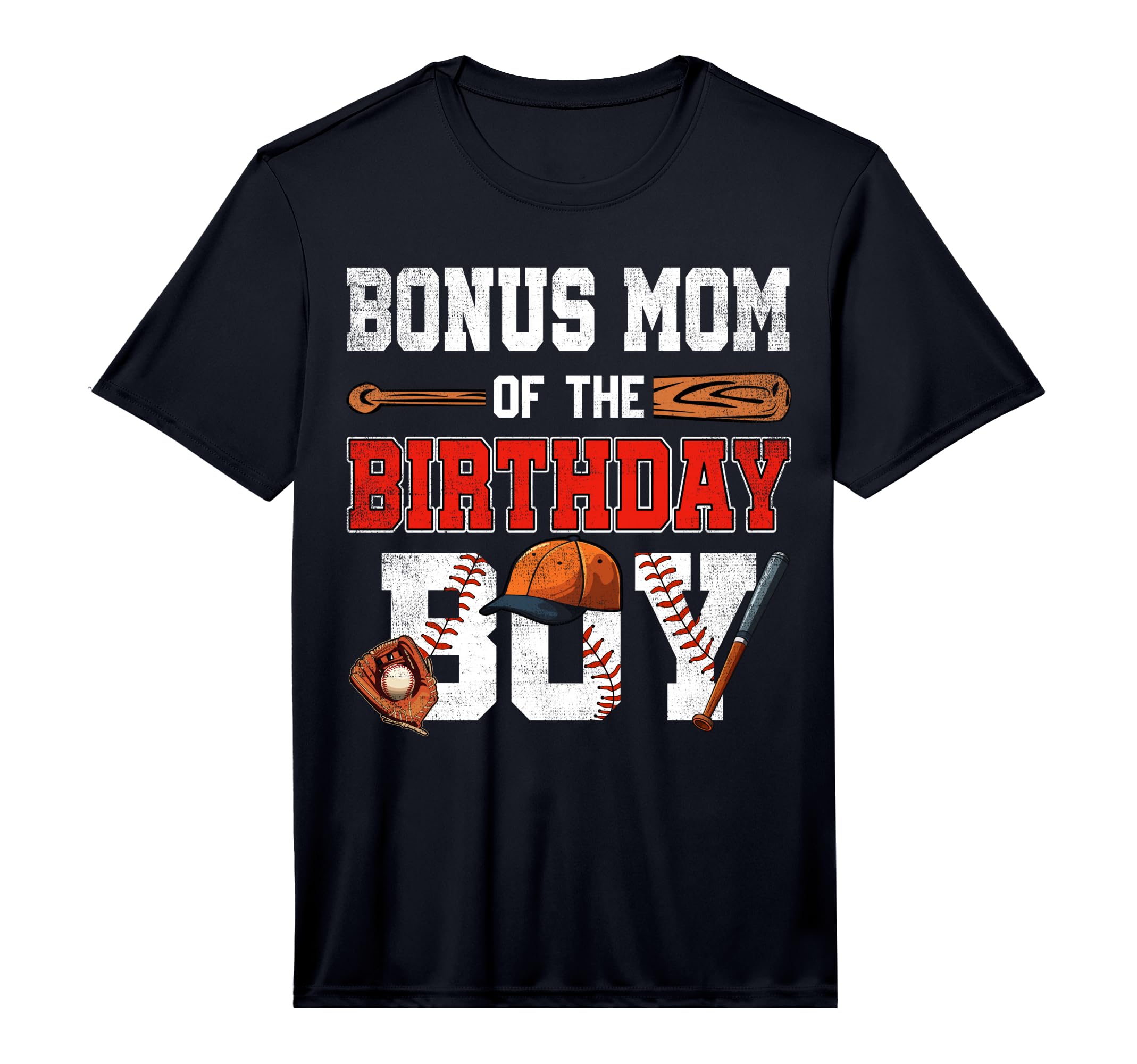 Mens Bonus Mom Birthday Baseball Bday T-Shirt - Aesthetic Graphic Unisex - T-Shirt, Sweatshirt, Hoodie
