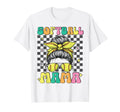 Softball Coquette Bow Softball Mom T-Shirt - Fun Novelty Design Men Women - T-Shirt, Sweatshirt, Hoodie