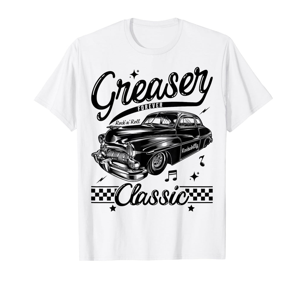 Greaser Forever 1950S Sock Hop 50S T-Shirt - Graphic Print Unisex - T-Shirt, Sweatshirt, Hoodie