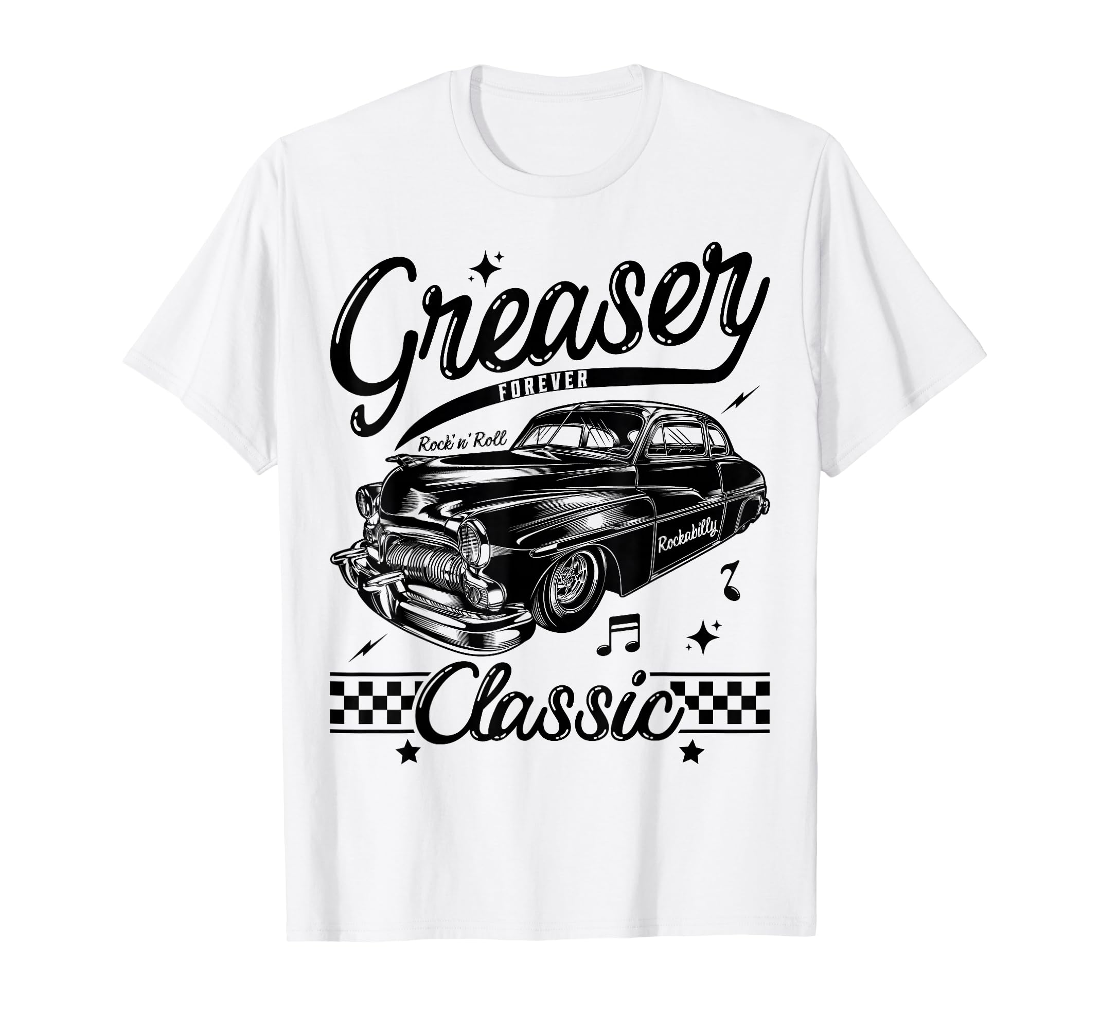 Greaser Forever 1950S Sock Hop 50S T-Shirt - Graphic Print Unisex - T-Shirt, Sweatshirt, Hoodie