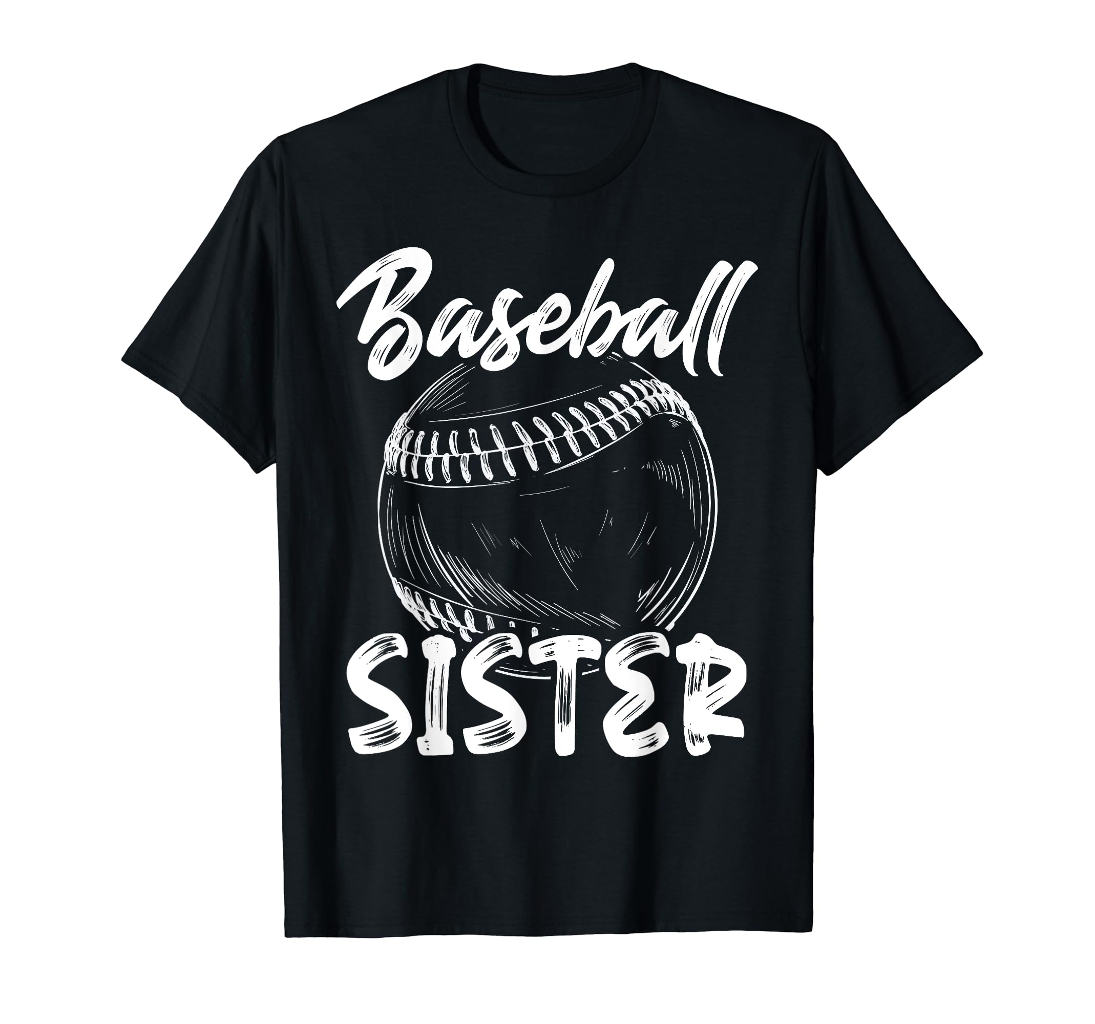 Baseball Sister Family Matching Players T-Shirt - Novelty Apparel Unisex - T-Shirt, Sweatshirt, Hoodie