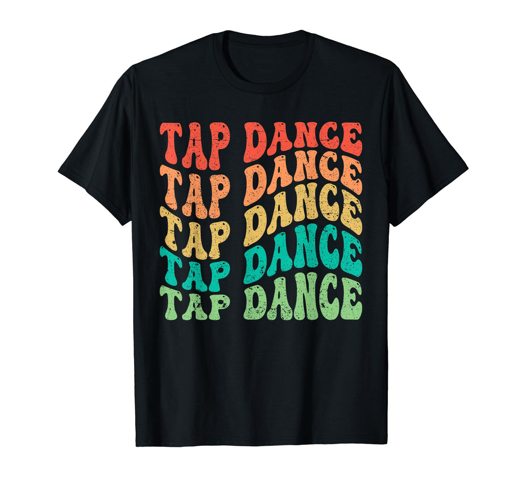 Tap Dance Groovy Distressed T-Shirt - Aesthetic Graphic for Adults - T-Shirt, Sweatshirt, Hoodie